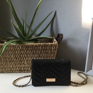 BCBG quilted mini bag